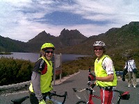 Nic and Ric at Cradle Mountain - 2009